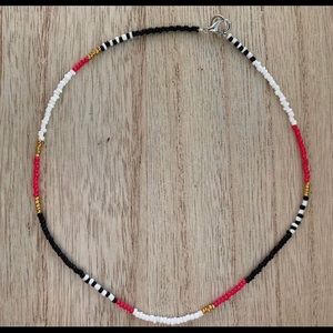 seed bead poge VSCO choker necklace